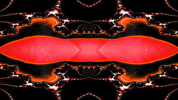 Trippy Psychedelic Fractal, trippy, psychedelic, aesthetic, red, black, Abstract, fractal, abstract black, red and black HD wallpaper