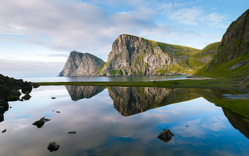 Lake Reflection, nature, water, reflection, lake HD wallpaper