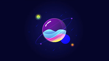 Art, Universe, Stars, Vector, Planet HD wallpaper