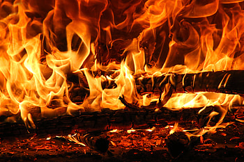 Fire, Bonfire, Coals, Dark, Flame, Miscellanea, Miscellaneous, Ash HD wallpaper
