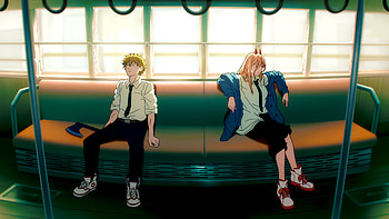 Denji , Power, Denji (Chainsaw Man), Power (Chainsaw Man), Anime, Chainsaw Man HD wallpaper