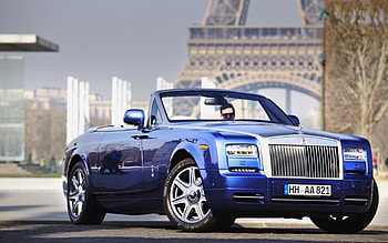 Rolls-Royce, Cars, Side View, Cabriolet, Phantom HD wallpaper