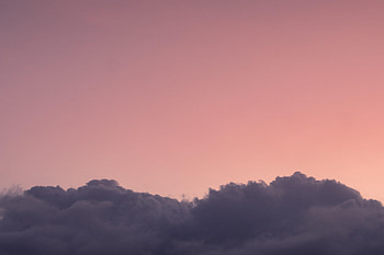 Nature, Sky, Pink, Clouds, Evening HD wallpaper