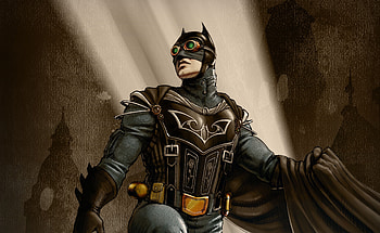 Steampunk, Batman, superhero HD wallpaper