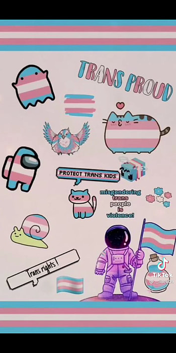 Trans, pink, blue HD phone wallpaper