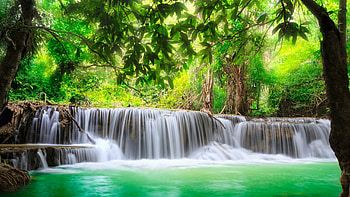 Waterfall beauty, wonder, Captivating , Awe-inspiring scenes HD wallpaper