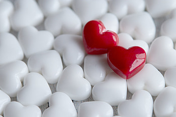 Hearts, Love, Form, Heart HD wallpaper