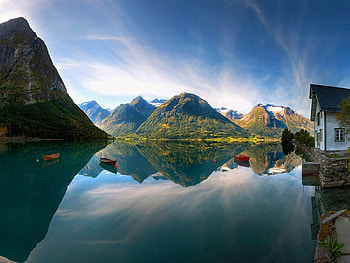 Landscape, Mountains, Lakes HD wallpaper