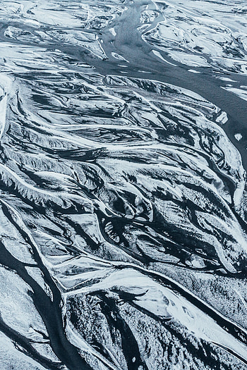 Landscape, Winter, Nature, Rivers, Snow, View From Above HD phone wallpaper