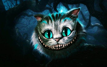 Cheshire Cat , Artistic backgrounds, Wonderland magic, Mesmerizing visuals HD wallpaper
