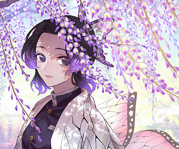 Demon Slayer: Kimetsu No Yaiba, Shinobu Kochou, Anime HD wallpaper