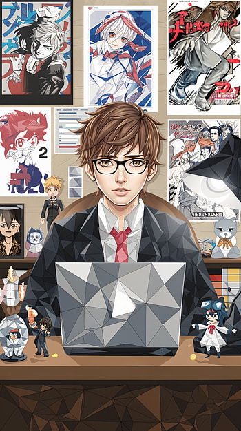Otaku Dreams: A Stylish for Anime Lovers, Anime, Digital Art, character design HD phone wallpaper