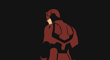 Daredevil, minimal, superhero, artwork HD wallpaper