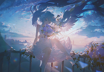 Hatsune Miku, Anime, Vocaloid HD wallpaper
