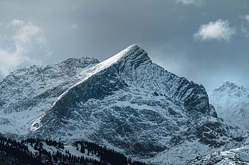 Landscape, Nature, Mountain, Vertex, Top, Snow Covered, Snowbound, Slope HD wallpaper