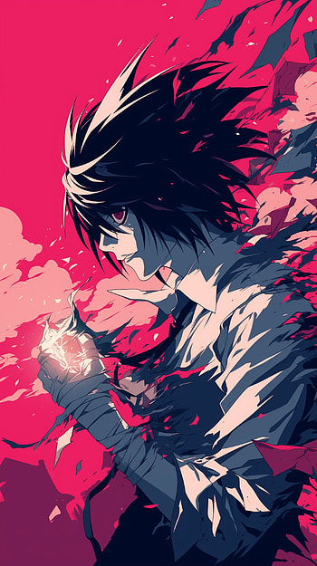 Anime L Character - Death Note, Anime, Death Note, L (Death Note) HD phone wallpaper