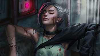 Resting After Long Day , artist, artwork, digital-art, artstation HD wallpaper