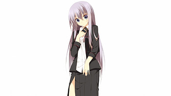 Anime Girl, silver hair, cute, girl, anime HD wallpaper