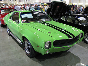 AMX, car, amc, green HD wallpaper