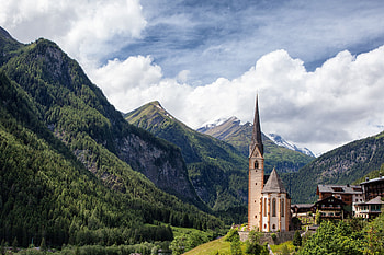 Church Carinthia Heiligenblut, Carinthia, Nature, Heiligenblut, Church HD wallpaper