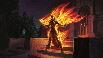 Chandra Roaring Flame, Magic: The Gathering HD wallpaper