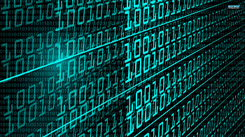 World information technology background with binary code | Binary code HD wallpaper