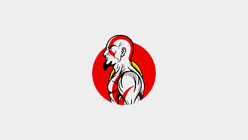 Kratos Minimal Art , kratos, games, minimalism, minimalist, artist, artwork, digital-art, behance, god-of-war HD wallpaper