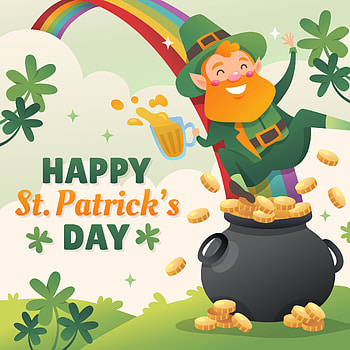 Happy St. Patrick's Day, Leprechaun with smile, Irish celebration, Luck HD phone wallpaper