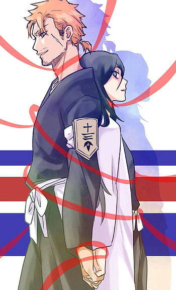 Ichigo and Rukia, Bleach anime, Dynamic duo, Unbreakable bond HD phone wallpaper