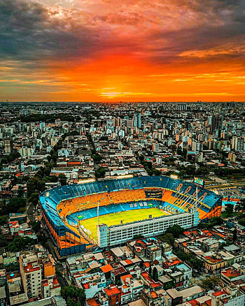 La Bombonera de Boca, cloud, sky, Argentina, Boca_Juniors, stadium, football HD phone wallpaper