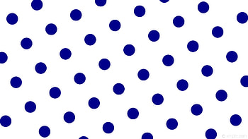 blue polka dots spots white dark blue HD wallpaper