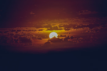 Radiant Sun In Clouds , sun, clouds, nature HD wallpaper