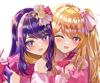 Hoshino Ai & Ruby Hoshino, Ruby Hoshino, Ai Hoshino, Anime, Oshi no Ko HD wallpaper