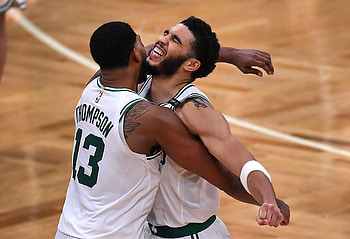 Tristan Thompson, Jayson Tatum HD wallpaper