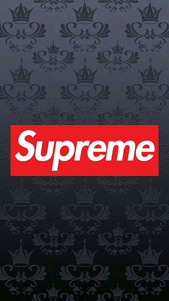 Supreme, Black, Logo HD phone wallpaper