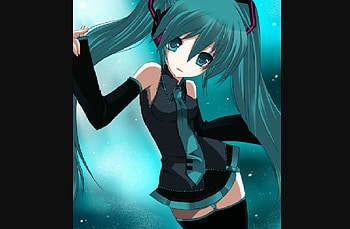 miku is a star, blue, miku, eyes, aqua, stars, lovly, fav HD wallpaper