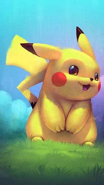 Pikachu Cartoon, Cute, Cartoon, Pokemon HD phone wallpaper