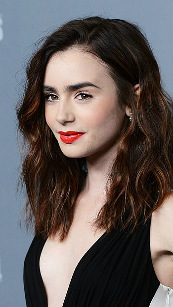 Lily Collins, Celebrity HD phone wallpaper
