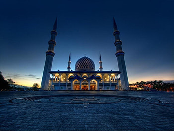 Shah Alam Mosque, alam, shah, mosque HD wallpaper