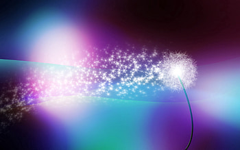 Abstract, Glare, Shine, Light, Flight, Dandelion HD wallpaper