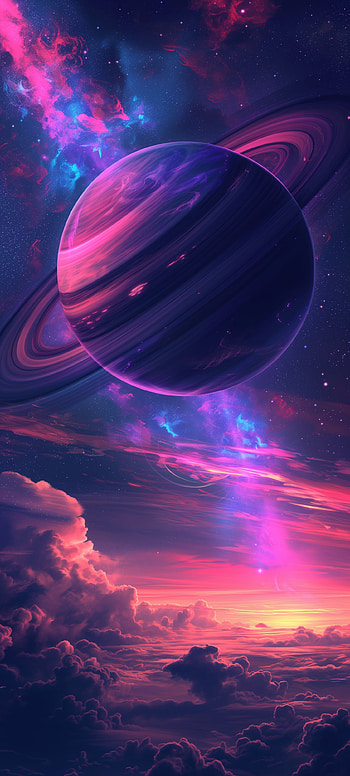 Saturn Majesty: Cosmic, planet HD phone wallpaper