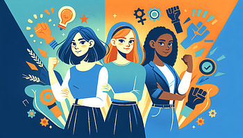 Girl Power: Inspiring Ultra, girl power, empowerment, woman, illustration, diversity HD wallpaper