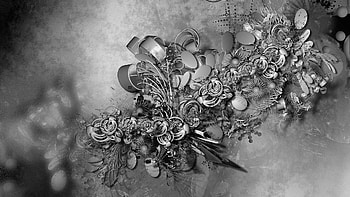 Abstract, Background, Patterns, Bw, Chb, Mud, Dirt, Greased, Smeared HD wallpaper