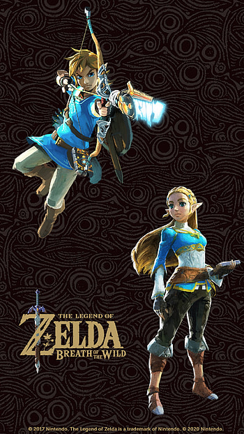 Princess Zelda, Link, video game, The Legend of Zelda: Breath of the Wild HD phone wallpaper