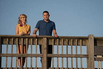 Fly Me to the Moon Ultra, movie, Scarlett Johansson, Channing Tatum HD wallpaper