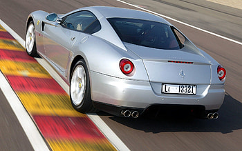 Ferrari, Cars, Grey, Back View, Rear View, Style HD wallpaper