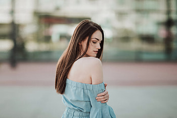 Cute Girl Looking Back, girls, model HD wallpaper