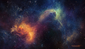 Galaxy, dust, excalibur, planets, stardust, nebulas, stars, star, hellescapeartist HD wallpaper