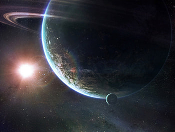 Landscape, Planets, Universe HD wallpaper
