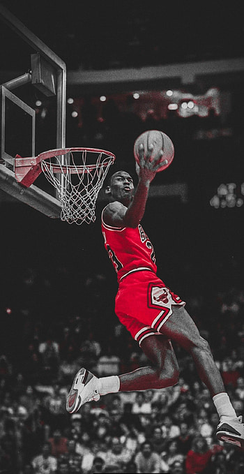 Michael Jordan, Red, Air HD phone wallpaper